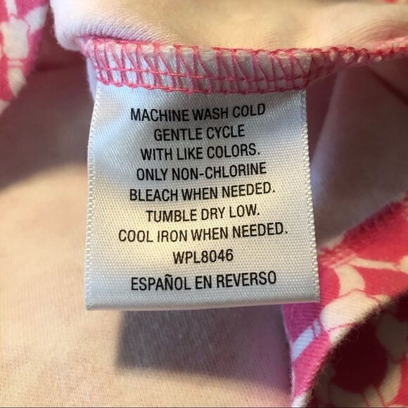 3 for $30! Charter club patterned pink top - Picture 5 of 7